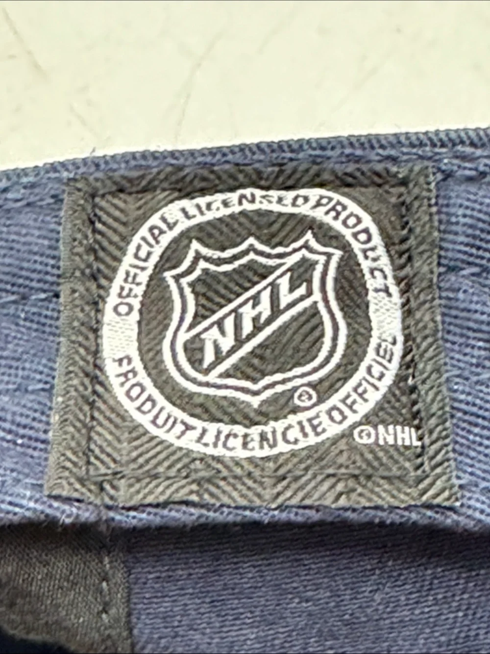 Edmonton Oilers NHL Navy and White Embroidered Logo Cap